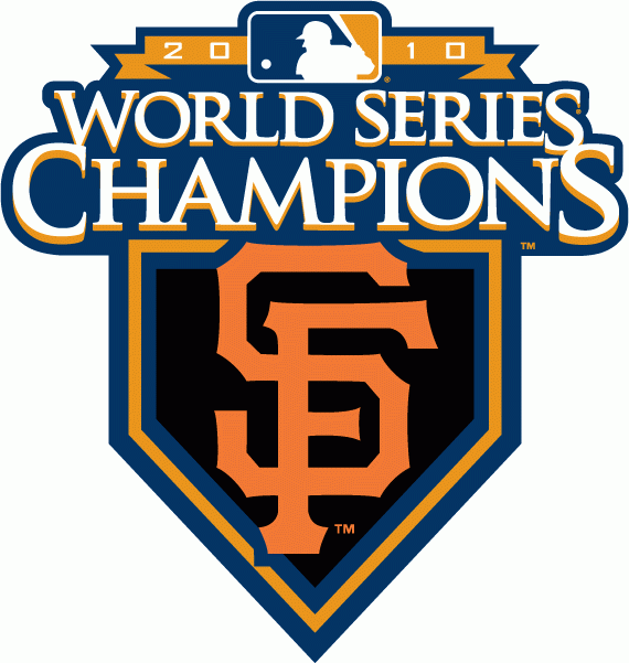 San Francisco Giants 2010 Champion Logo iron on transfers for T-shirts